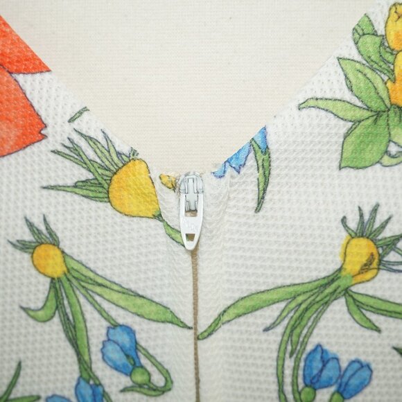 Vintage 70s Bleeker Street Floral Maxi Dress - Picture 4 of 10